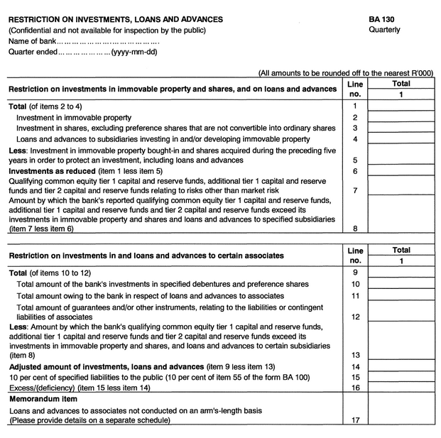 Form BA 130