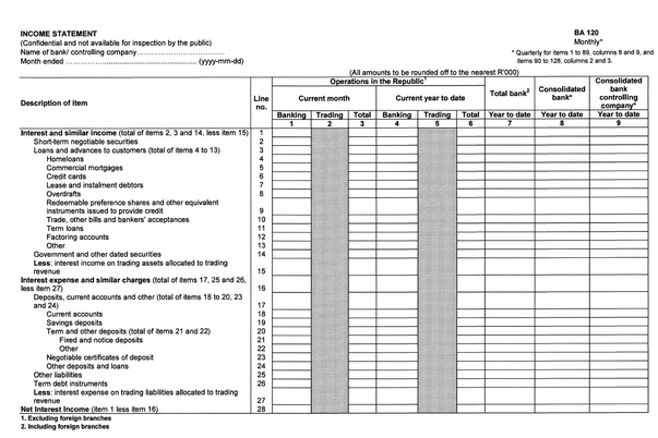 Form BA 120