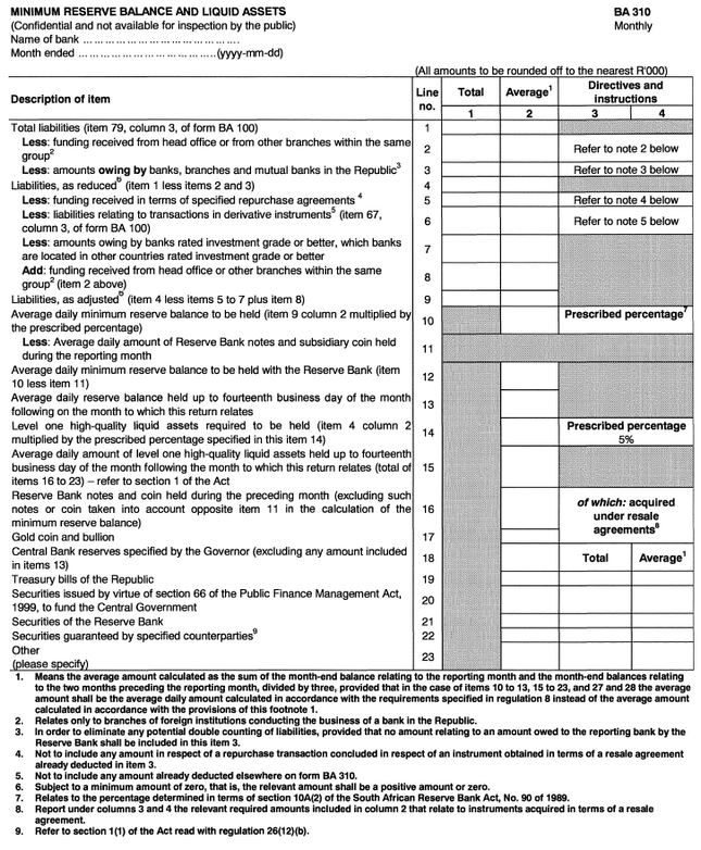 Form BA 310 page 1