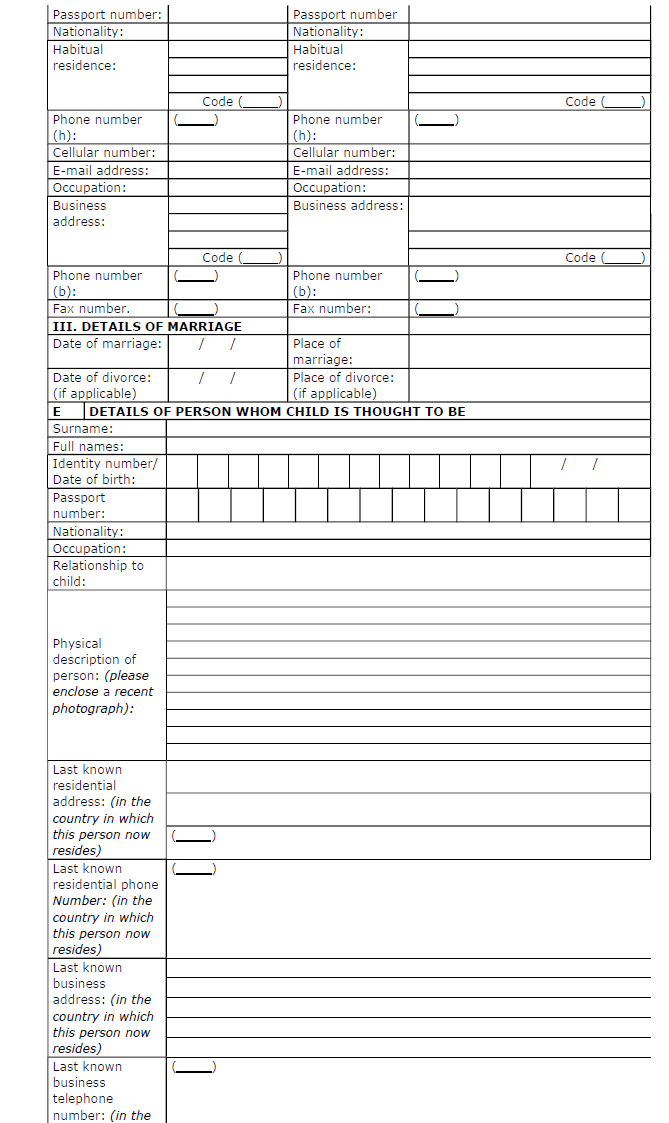 R250 Form 11(3)