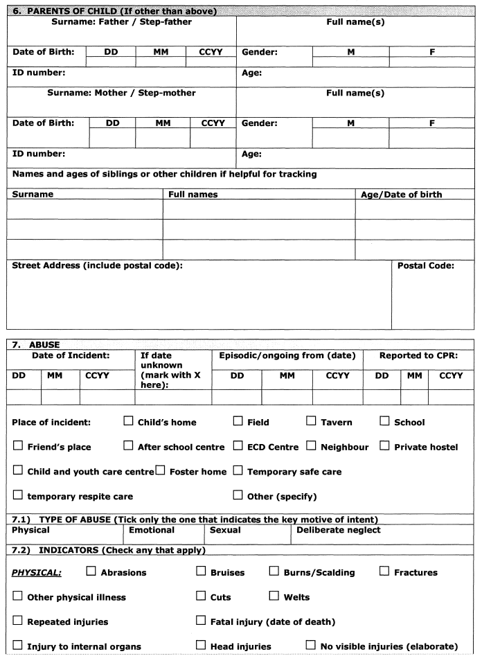 R261 Form 22 iii