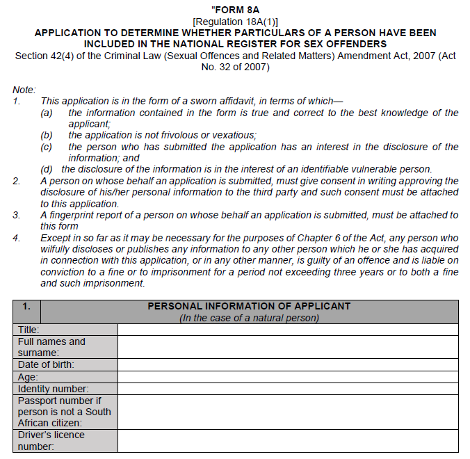 R561 Form 8A Annex B i