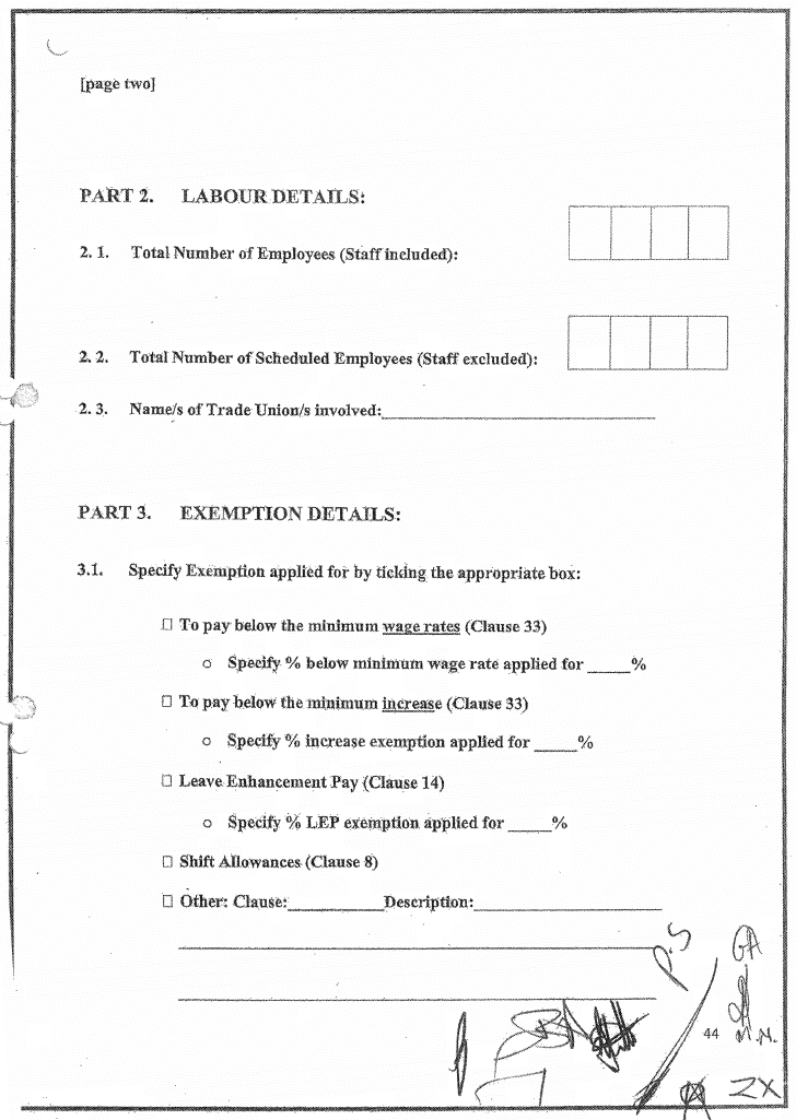 R2572 Application for Exemption Questionnaire ii