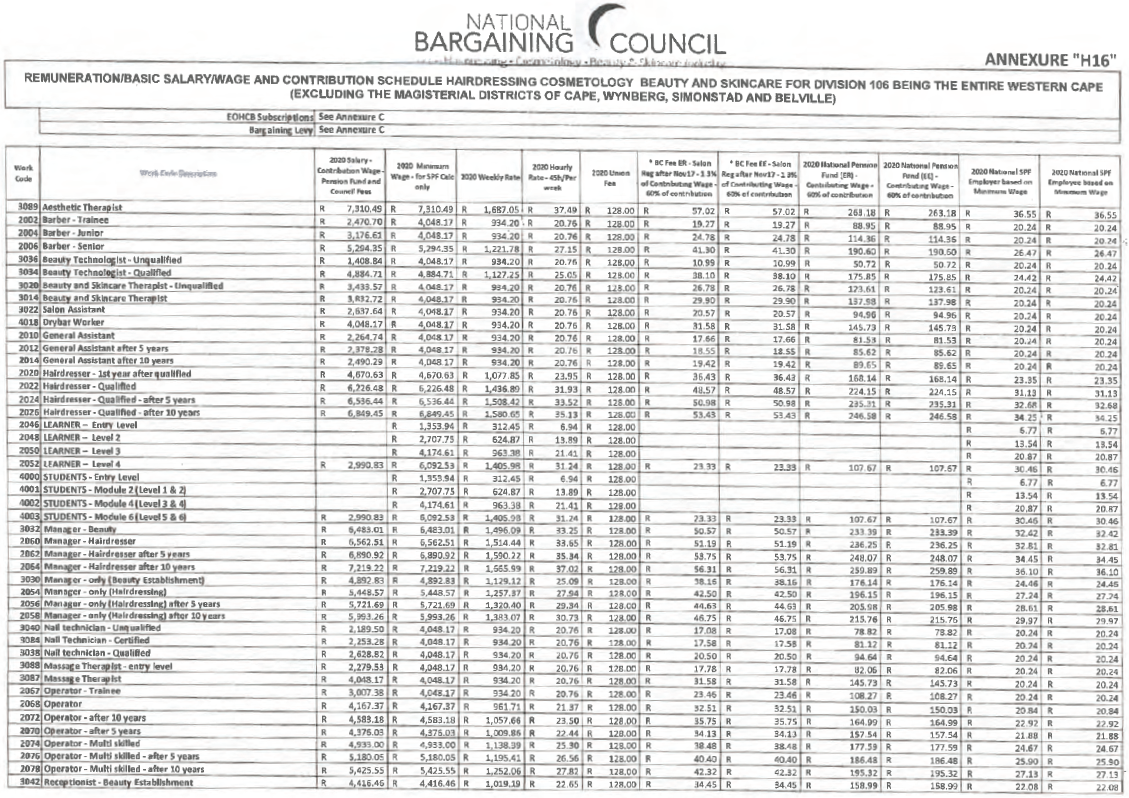 R663 Annexure H16 Remuneration