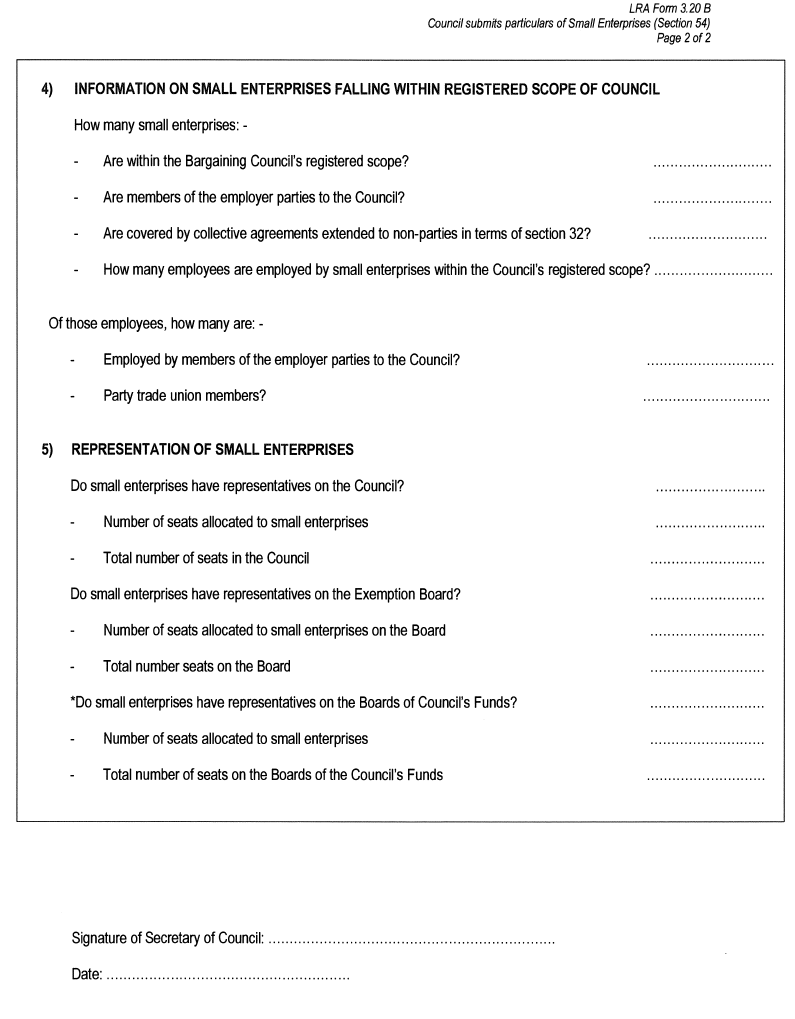 LRA Form 3.20B  (Page 2)