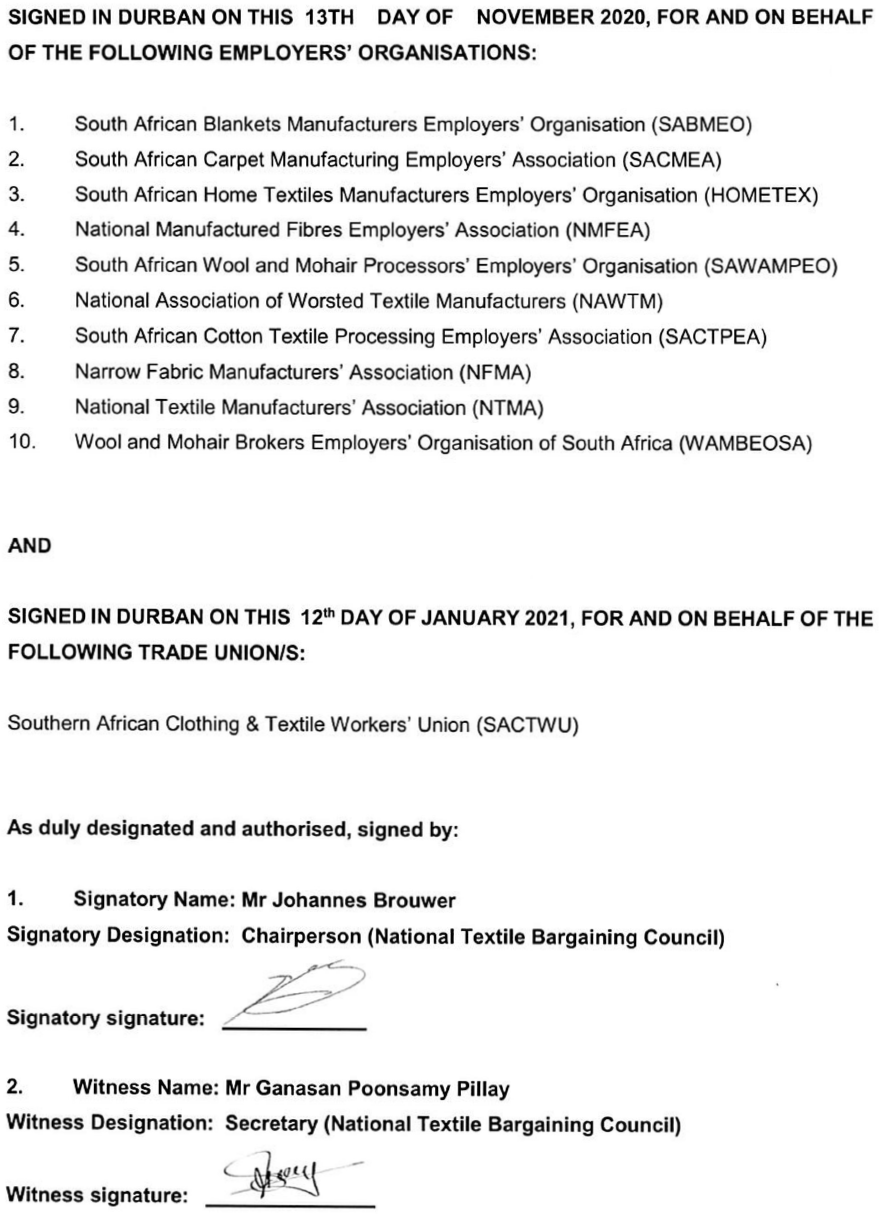 N231 signatures