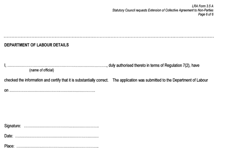 LRA Form 3.5A (page 6)