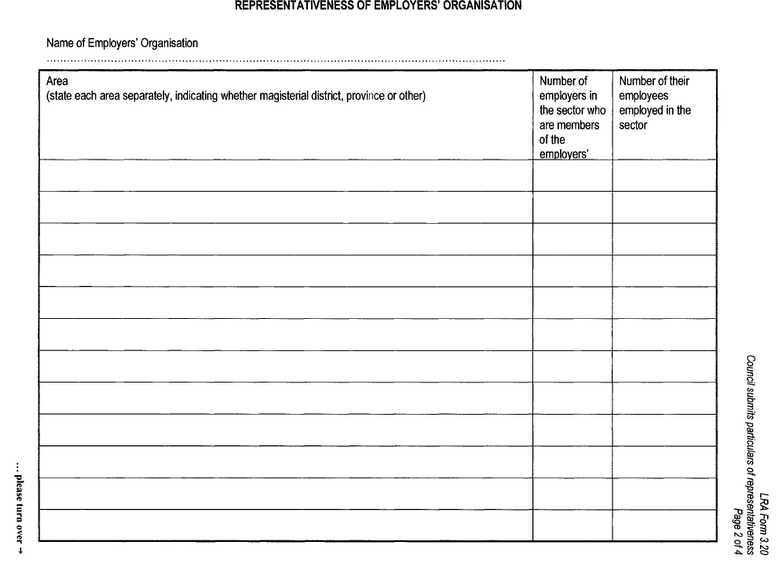 LRA Form 3.20 (Page 2)