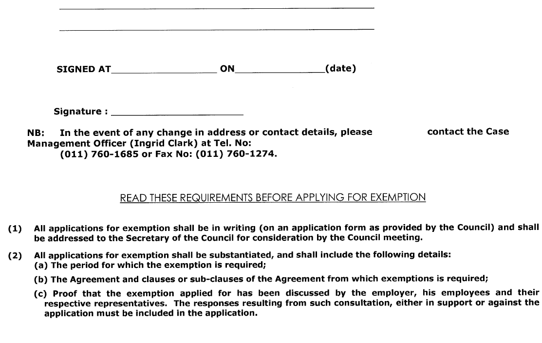 Hairdressing Council Semi National - Annexure F(6)