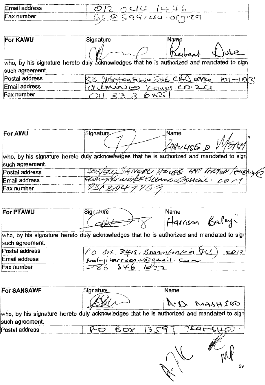 R193 signatures iii