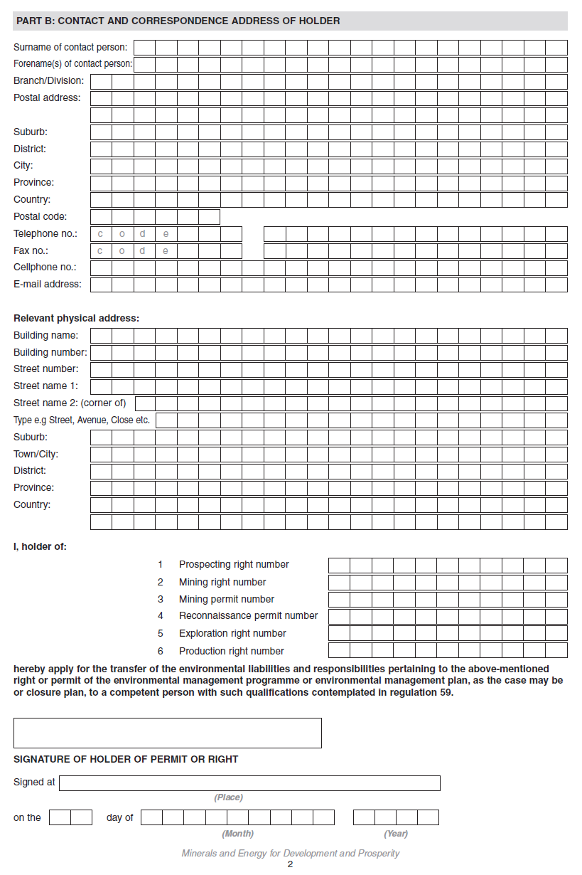 Annexure II Form O (2)