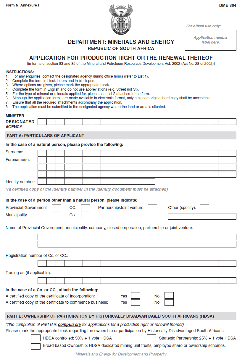 Annexure I Form N (1)