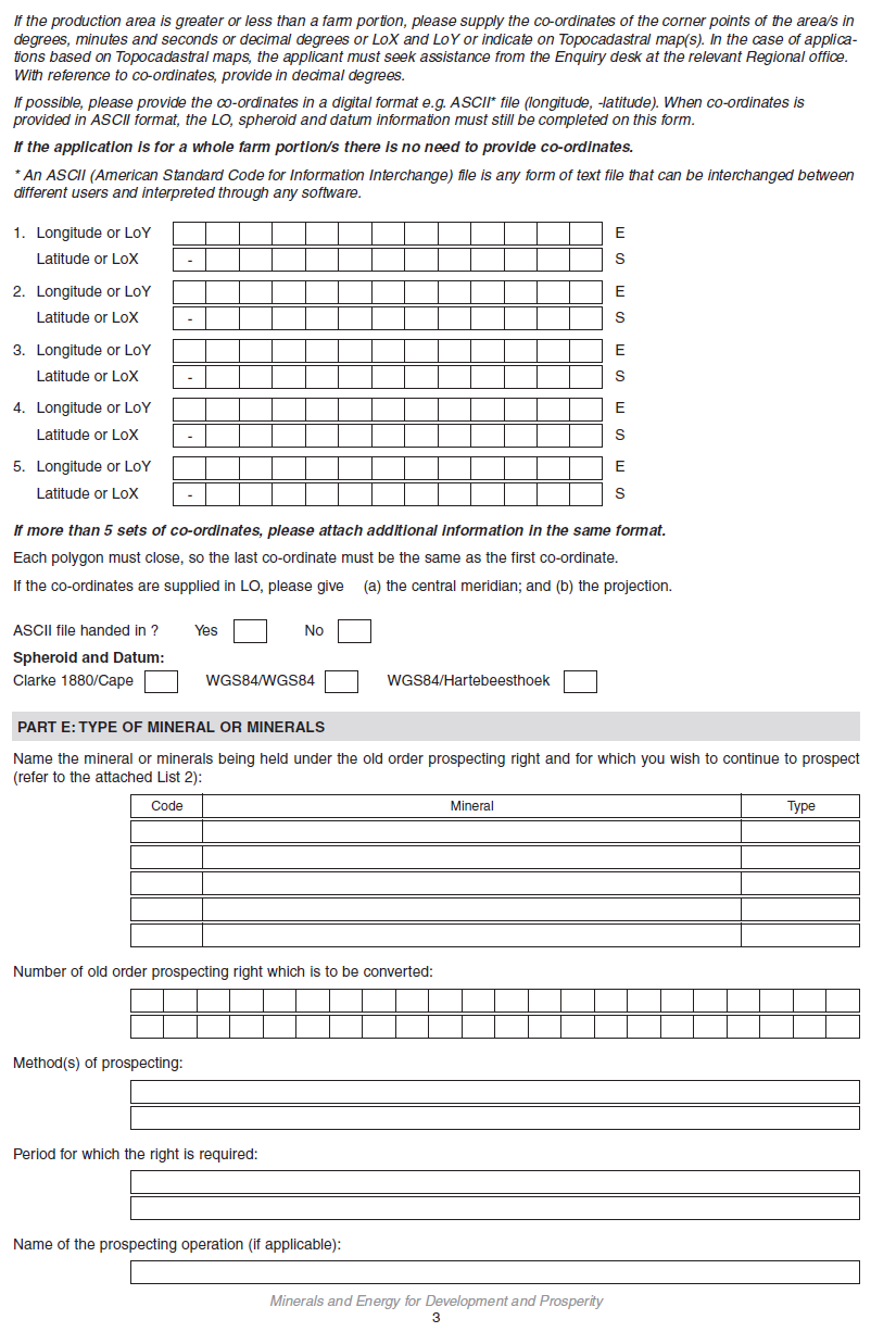 Annexure I Form I (3)