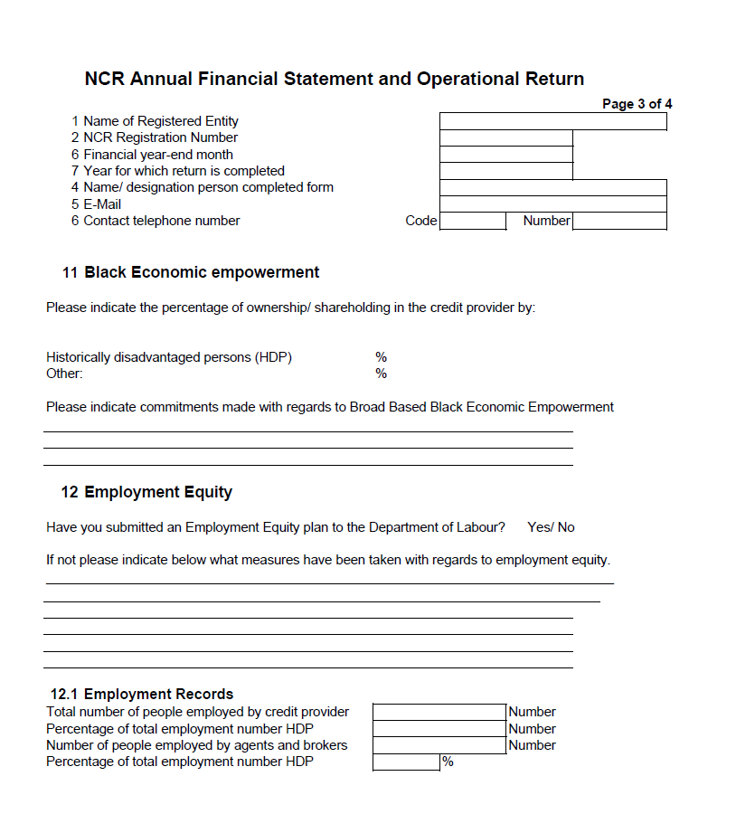 NCR Form 40 (Page 3)