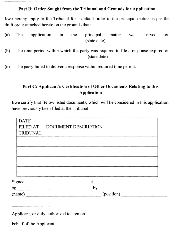 Rules Part 5 Form TI.r25 (2)-2