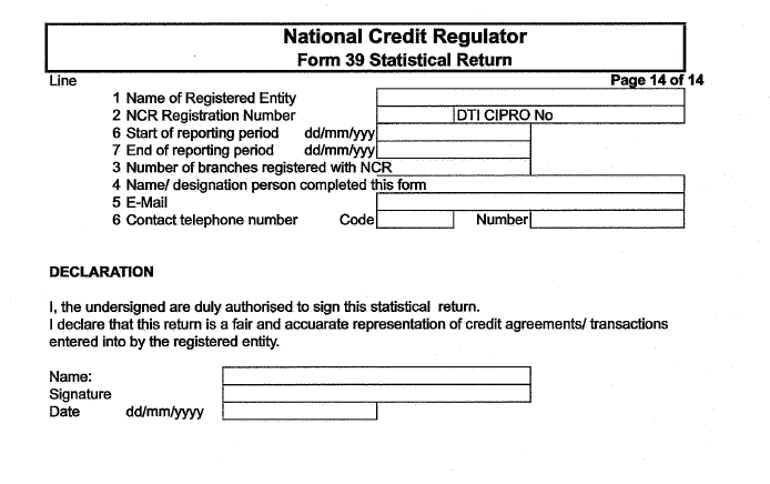 NCR Form 39 (Page 14)