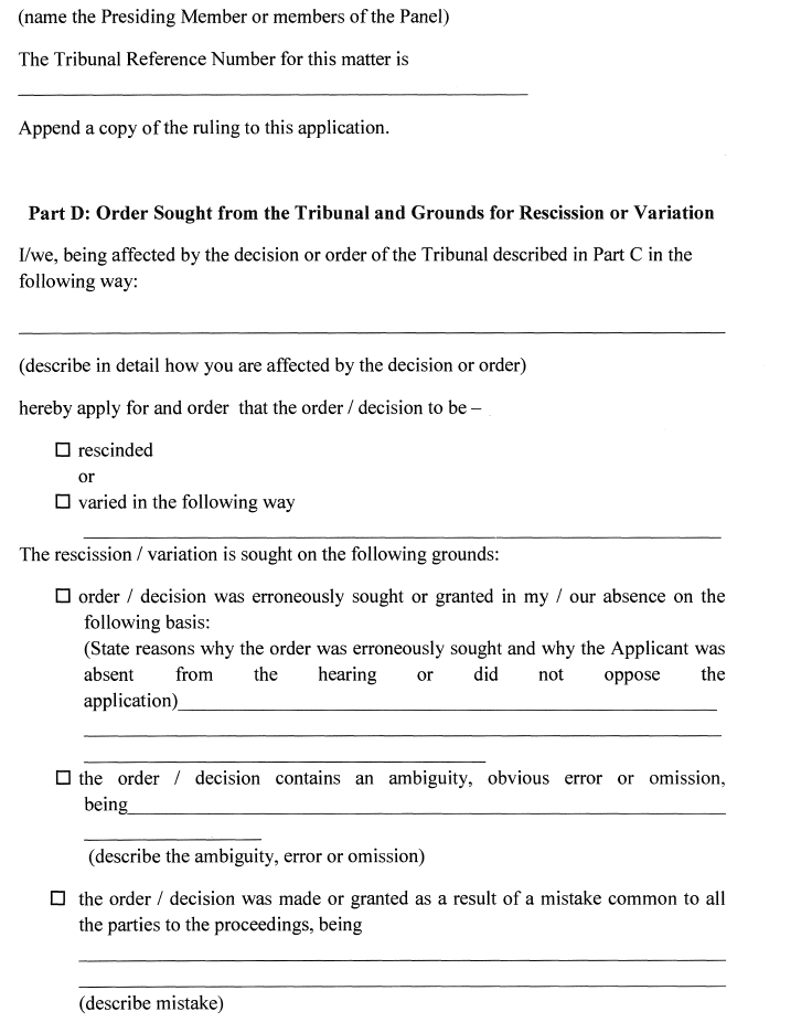 Rules Part 6 Form TI.165 (page 3)