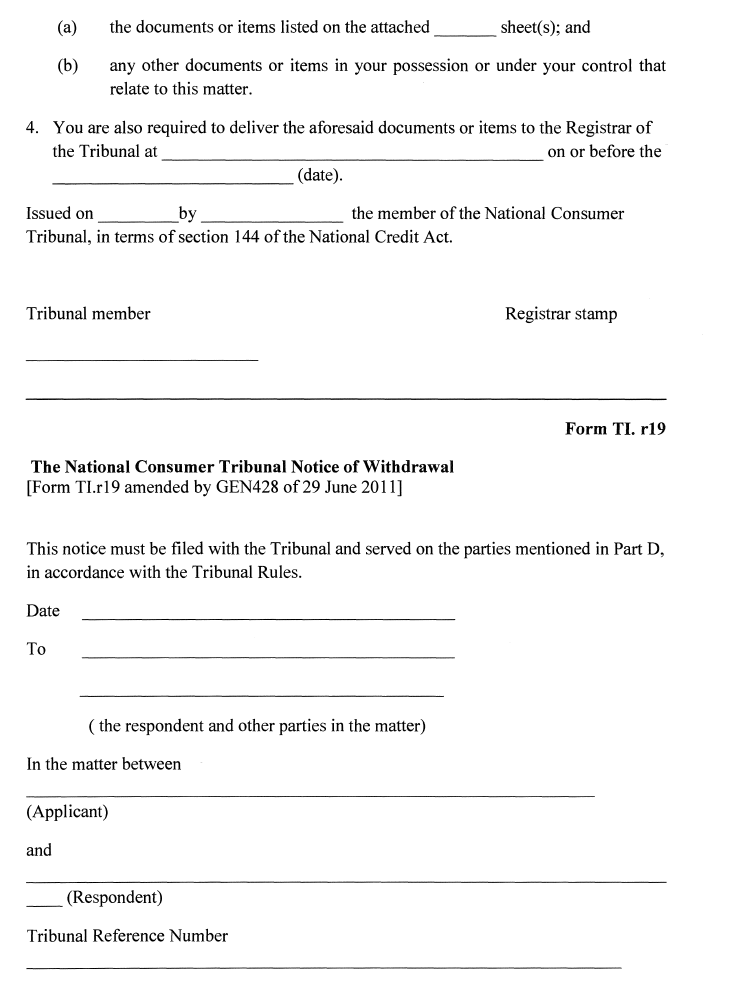 Rules Part 5 Form TI.144 (page 2)