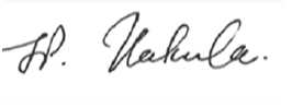 N297 Chairperson signature