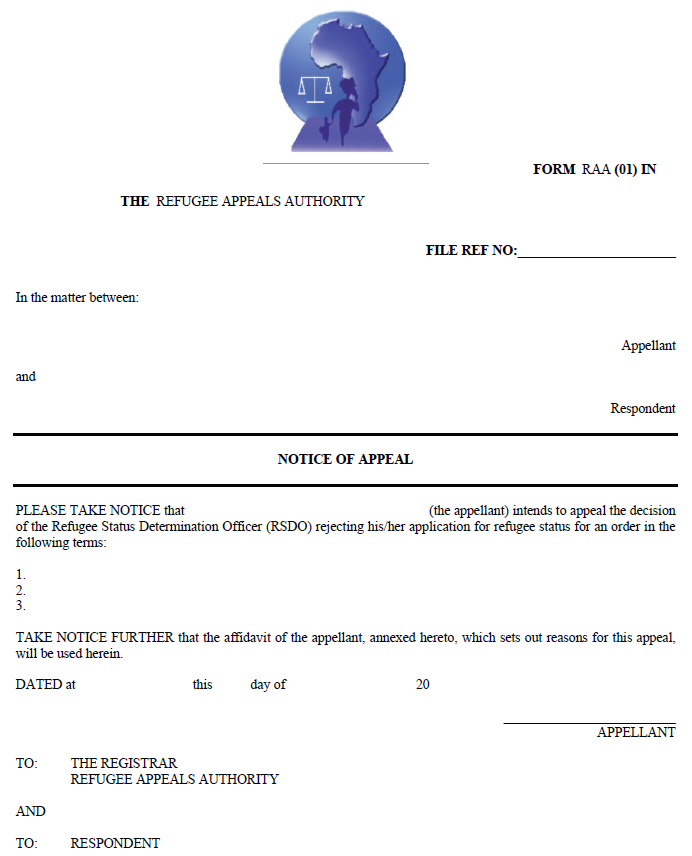 N1234 Form RAA (01)