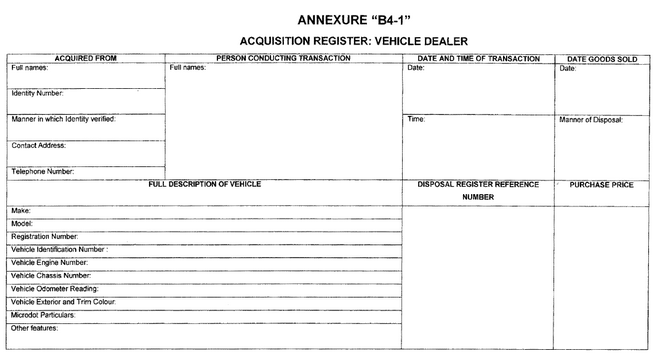 R285 Annexure B4-1